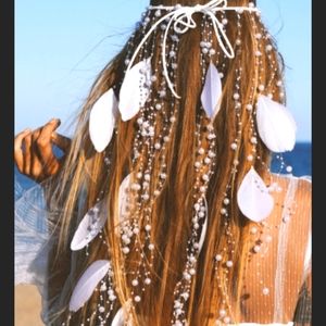 Boho wedding headband